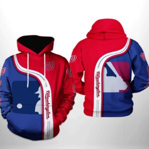 Washington Nationals MLB Team 3D Printed Hoodie/Zipper Hoodie