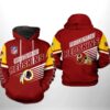 Washington Redskins NFL Team 3D Printed Hoodie/Zipper Hoodie