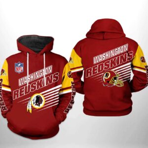 Washington Redskins NFL Team 3D Printed Hoodie/Zipper Hoodie