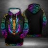 Wolf 3D Printed Hoodie/Zipper Hoodie