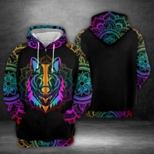 Wolf 3D Printed Hoodie/Zipper Hoodie