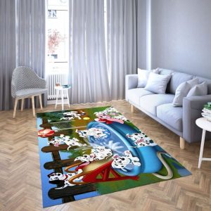101 Dalmatians of Disney Favorite cartoon movie Carpet Living Room Rugs 5