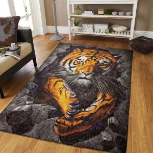 3D Tiger Carpet Living Room Rugs