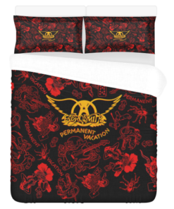 Aerosmith Duvet Cover and Pillowcase Set Bedding Set 90