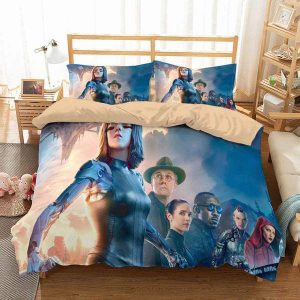 Alita Battle Angel Duvet Cover and Pillowcase Set Bedding Set 623