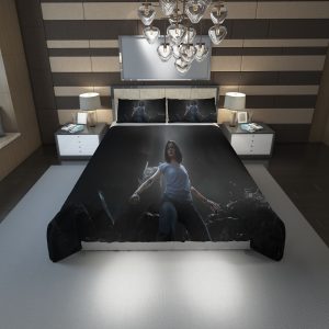 Alita Battle Angel Hd Duvet Cover and Pillowcase Set Bedding Set 1186