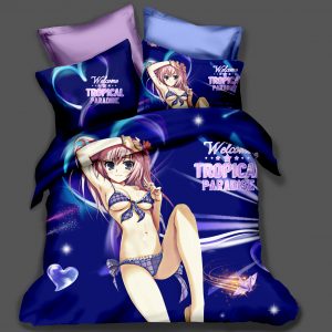 Animation Girl Comic Game 2 Duvet Cover and Pillowcase Set Bedding Set