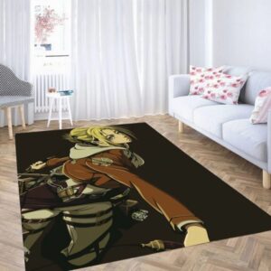 Annie leonhart attack on titan carpet living room rug