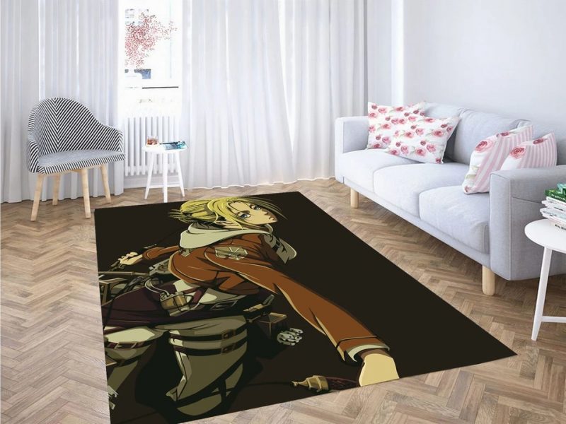 Annie leonhart attack on titan carpet living room rug