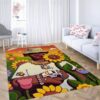Artwork igor golf wang sunflower carpet living room rug