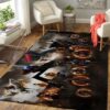 Avenger Endgame Captain America Iron Man Living Room Rugs Carpet