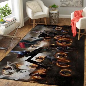 Avenger Endgame Captain America Iron Man Living Room Rugs Carpet