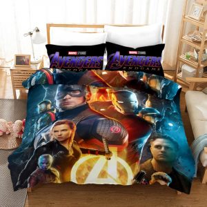 Avengers End Game 1 Duvet Cover and Pillowcase Set Bedding Set