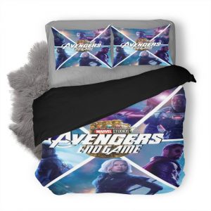 Avengers End Game 22 Duvet Cover and Pillowcase Set Bedding Set