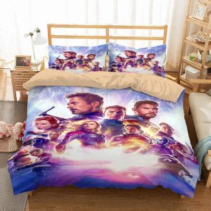 Avengers Endgame Duvet Cover and Pillowcase Set Bedding Set 723