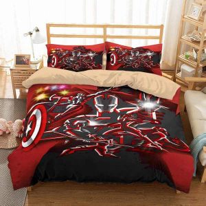 Avengers Endgame Duvet Cover and Pillowcase Set Bedding Set 752