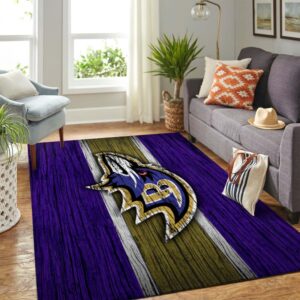 Baltimore Ravens Nfl Limited Edition Rug Carpet Room Carpet Sport Custom Area Floor Home Decor