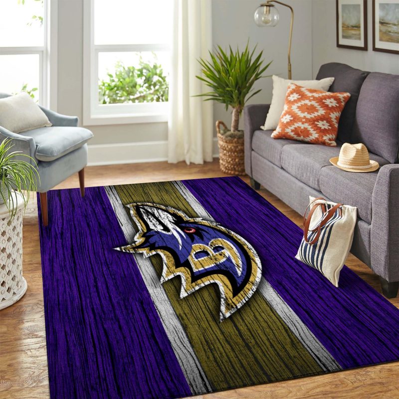 Baltimore Ravens Nfl Limited Edition Rug Carpet Room Carpet Sport Custom Area Floor Home Decor
