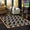 Baltimore Ravens Repeat Carpet Living Room Rugs