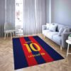 Barcelona M10 Football Club Carpet Living Room Rugs