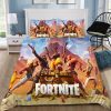 Battle Royale 3 Fortnite Gamer Duvet Cover and Pillowcase Set Bedding Set 77