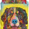 Bernese Moutain 3 Duvet Cover and Pillowcase Set Bedding Set