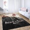 Big wall attack on titan the movie carpet living room rug
