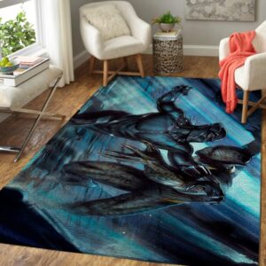 Black Panther Living Room Rugs Carpet 1