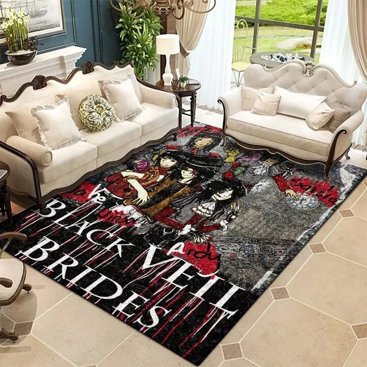 Black Veil Brides Living Room Rugs Carpet