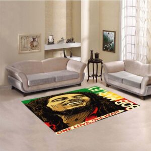 Bob Marley 2 Living Room Rug Carpet