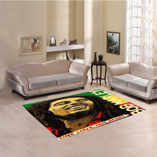 Bob Marley 2 Living Room Rug Carpet