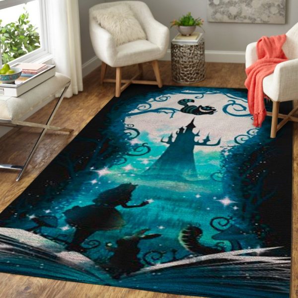 Book Of Wonderland Alice In Wonderland Movie Living Room Rug Carpet
