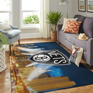 Brooklyn Nets Nba Area Limited Edition Rug Carpets Living Room Carpet Christmas Gift Floor Decor