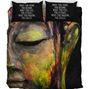 Buddha Duver Duvet Cover and Pillowcase Set Bedding Set 910