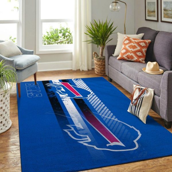 Buffalo Bills Area Limited Edition Rug Carpet Nfl Football Floor Decor
