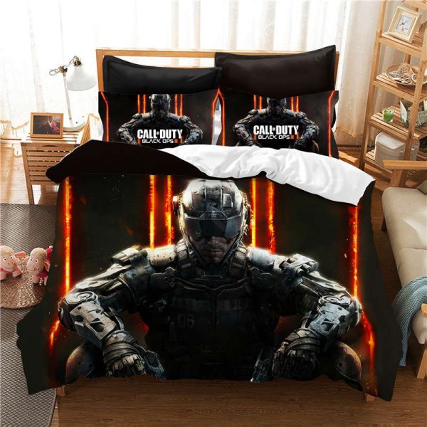 Call Of Duty 1 Duvet Cover and Pillowcase Set Bedding Set