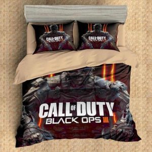 Call Of Duty Black Ops Duvet Cover and Pillowcase Set Bedding Set