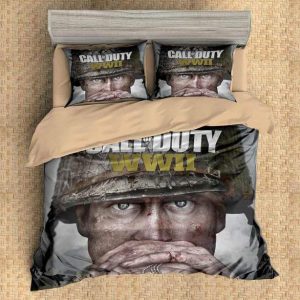 Call Of Duty Ww2 Duvet Cover and Pillowcase Set Bedding Set