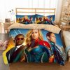 Captain Marvel 6 Duvet Cover and Pillowcase Set Bedding Set