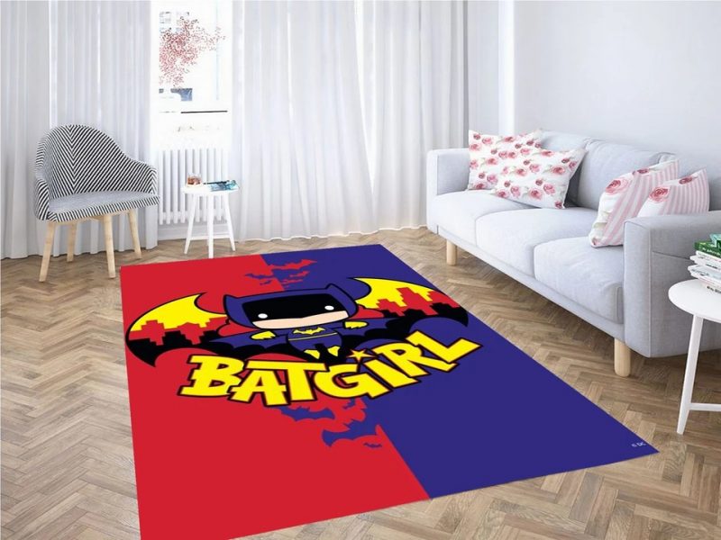 Chibi batgirl carpet living room rugs