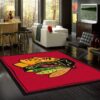 Chicago Blackhawks Nhl Carpet Living Room Rugs