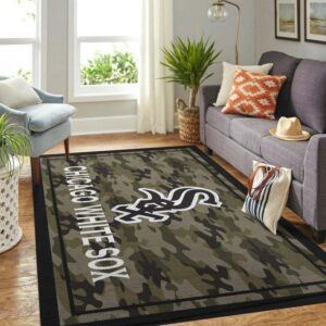 Chicago White Sox Mlb Baseball Area Limited Edition Rug Carpet Baseball Floor Decor 3
