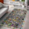 Colorful Cats Carpet Living Room Rugs