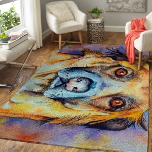 Colorful Dog Carpet Living Room Rugs