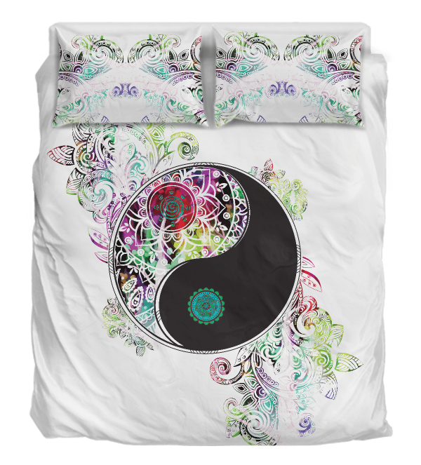Colorful Yin Yang Duver Duvet Cover and Pillowcase Set Bedding Set