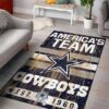 Dallas Cowboys Area Limited Edition Rug Carpet Cowboys All Time Creates Nfl Football Floor Decor 14