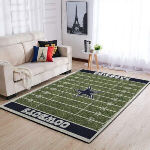 Dallas Cowboys Area Limited Edition Rug Carpet Cowboys All Time Creates Nfl Football Floor Decor 2
