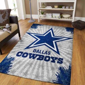 Dallas Cowboys Area Limited Edition Rug Carpet Nfl Football Floor Decor 2