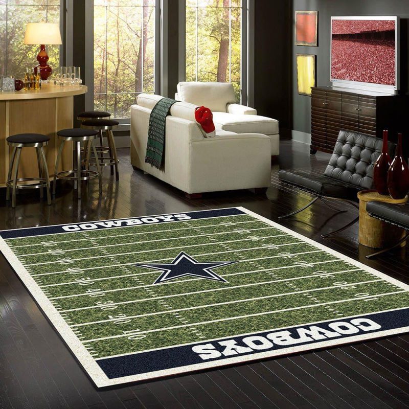 Dallas Cowboys Nfl Carpet Living Room Rugs 1