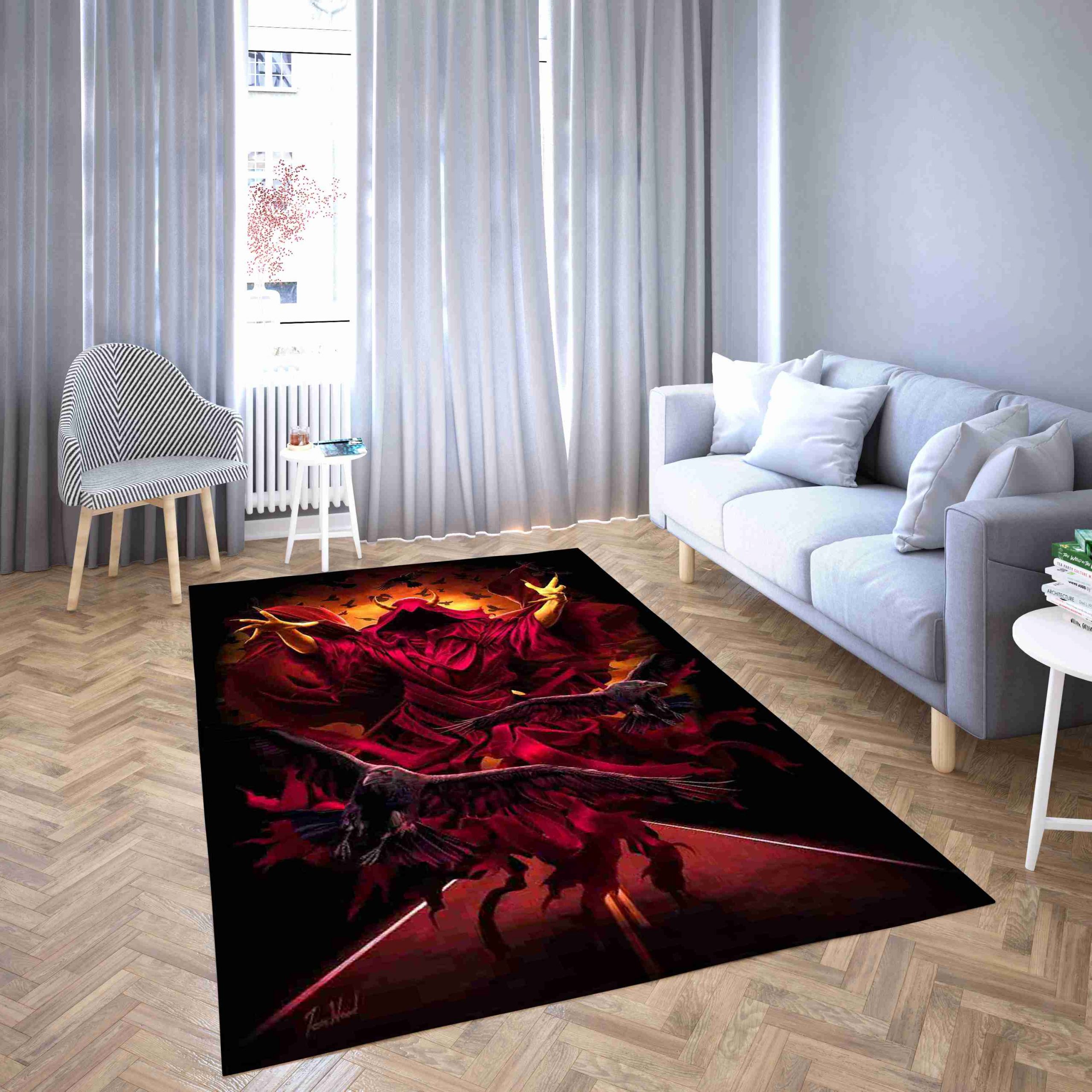 Darkness Living Room Rug Carpet